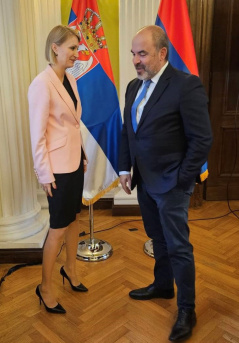 18. септембар 2024. Председница Посланичке групе пријатељства са Кипром и амбасадор Кипра у Републици Србији